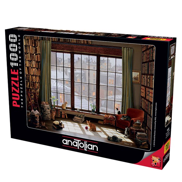 Anatolian 1000 Parça Pencere Kedileri Puzzle - David Maclean