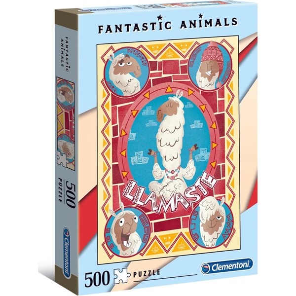 Clementoni 500 Parça Fantastic Animals Yetişkin Puzzle - Llamaste