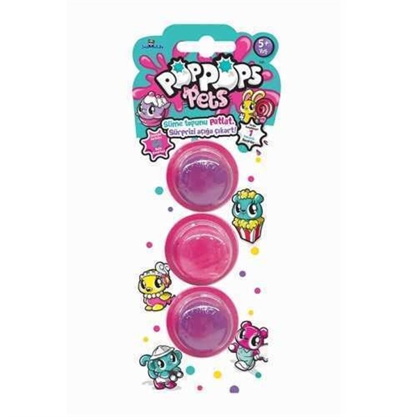 Samatlı Oyuncak Pop Pops Snotz 3'lü Paket Pembe