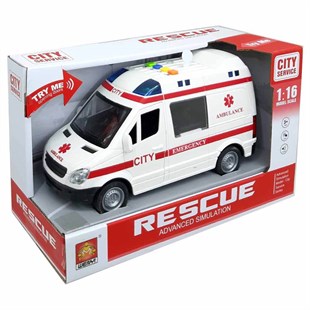 Ambulans Büyük Sesli Işıklı KZL-WY590A
