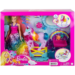 Barbie Dreamtopia Bebek Ve Tek Boynuzlu At GTG01