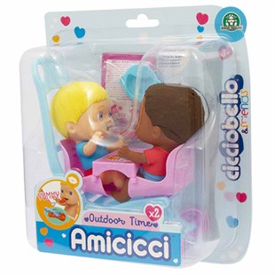 Cicciobello Amicci İkili Bebek Arabası CC019000