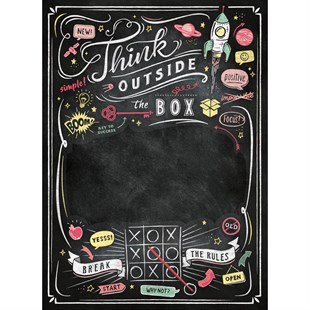 Clementoni 1000 Parça Blackboard Yetişkin Puzzle - Think Outside the Box