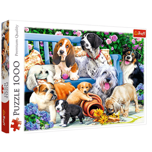 Trefl Puzzle Dog In The Garden 1000 Parça